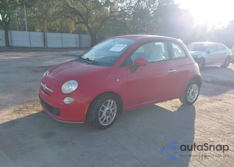 2012 Fiat 500 Pop из США, поврежденный, VIN 3C3CFFAR2CT360636